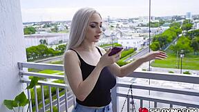 Dylann Vox Fucks Her Horny Stepbrother While Whipping Big Tits