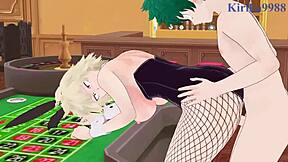 Mitsuki bakugo kyoka jiro izuku midoriya bunny girl intense sex my hero academia hentai