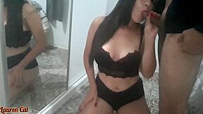 I sucked his dick deliciously until my mouth was full of cum