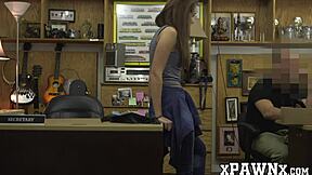 Watch This Pretty Woman Bang Before Pawning Her Stuff for Cash