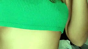 Sexy Latina Gets Home Hot and Strips Nude on Webcam