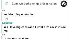 The lucky stranger chats with amateur model Joyliii and receives her nudes, admiring her wet pussy and hairless body.