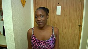 Hey, this young ebony teen lets her stepdad creampie her.