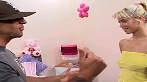 Innocent little kissy kapri sucks a dick she just met