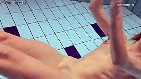 Tiny ass babe Nastya in tight dress