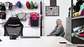 Pretty Blonde Businesswoman Rough Fucked Bent Over