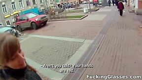 Fucking glasses wannabe model alice gets fucked