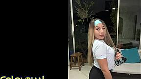 colombian teen mia's first porn casting