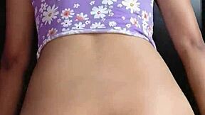 Petite latina teen 18+ rides cock hard in homemade video