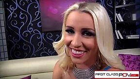 Damn! Stevie Shae Sucks Huge Dick With Big Boobs Bouncing!