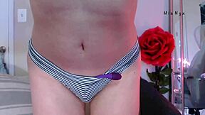 Mianyx teases your cock with her naked body and hairy bush on webcam!