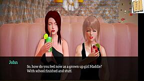 i played my new family game, redhead teen sex!