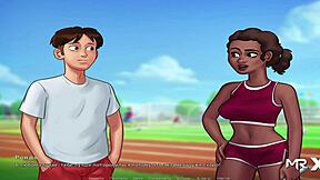 Summertime Saga episode with anime characters fucking