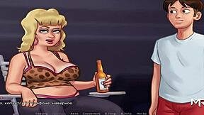 Summertime Saga episode with anime characters fucking