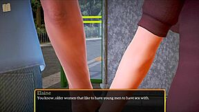 i play game with redhead teen in my new family, showing ass and tits