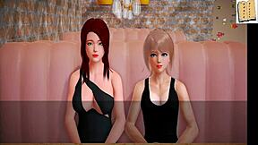 i played my new family game, redhead teen sex!