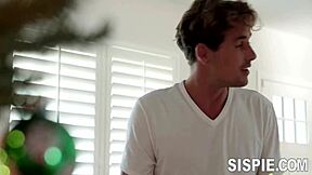 Step sis Jewelz Blu gets a special Christmas surprise