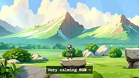 Horny young 18+ female orc face-sits a lucky boy in wild game! 😈