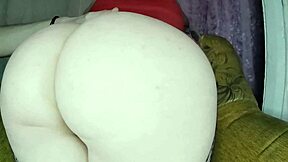 Spanking Stepsister's Big Ass in Tight Pantyhose Turns Wild