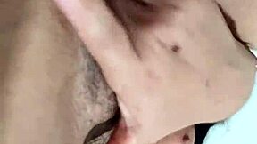 amateur ejaculates hard on curvy latina!