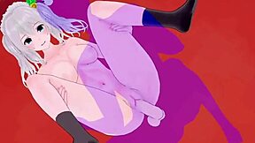 Watch Kashima and Atlanta have intense creampie sex in hentai?