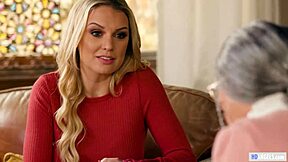 mysterious nanny, wanna scissor with stepdaughter? mrs doubtfire style!