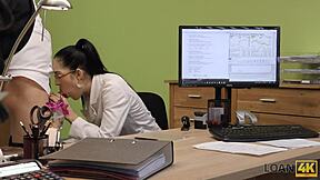 loan4k desperate girl sells pussy to boss for quick cash