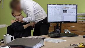 i interviewed the naughty girl using her charms for credit