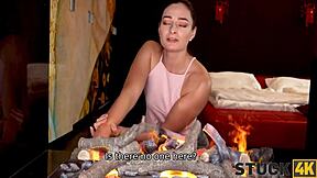 Stuck4k Husband Knows How To Solve His Help Woman's Little Problem!