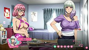 Futa fix in this futanari hentai game, ep 5 with lovely cowgirl creampie