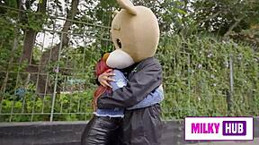 the redhead slut says, 'fuck me with that monster cock'