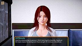I found my new family in this erotic anime game with big ass redhead.