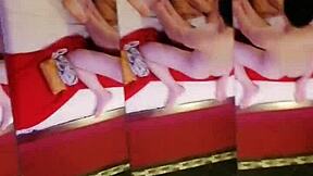 I’m licking my stepsister’s tight hole, and she’s letting me record this real amateur action!