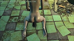 fallout 4 katsu uses dildo in sex adventure