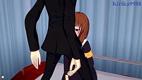 Miko Ino and Tsubame Koyasu in wild hentai sex scene