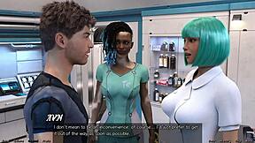 In stranded in space 26, she wants to touch the cock in 3d cartoon.