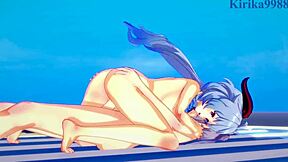 Ganyu Keqing Xiangling Xinyan Futanari Sex