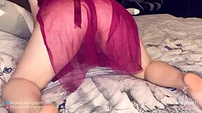 Seducing my master with a sexy dance in bed.