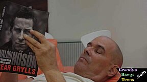 Euro Teen Licked and Pounded Hard by Grandpa