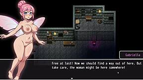lost lagoon harem hentai game ep 1 cute naked fairy stuck in the prison key hole 😘.