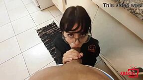 snack time with my favorite stud banging my mouth