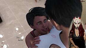 Golden boy feels intense pleasure with big tits