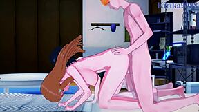 Rukia Kuchiki and Orihime Inoue and Yoruichi Shihouin and Ichigo Kurosaki in intense group sex - Bleach hentai