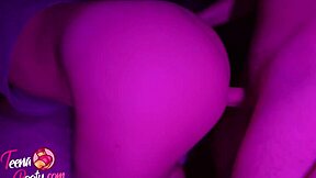 i'm spankin' dat bubble booty girl in rough doggystyle, orgasm closeup