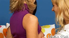 Two Naked Beauties Masturbate With Dildo