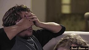 Masturbating Stepsis Sucks Fat And Hard Cock In Glamour Storyline