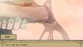 horny mermaid in witch hunter trainer craves teen virgin action