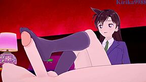 ran mouri and sonoko suzuki intense sex - detective conan hentai