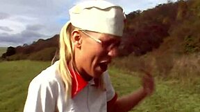 hey, young ladies, let old grumpy men take over outdoors!