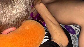 oh man, feel how this big dildo deep inside makes my body shake!